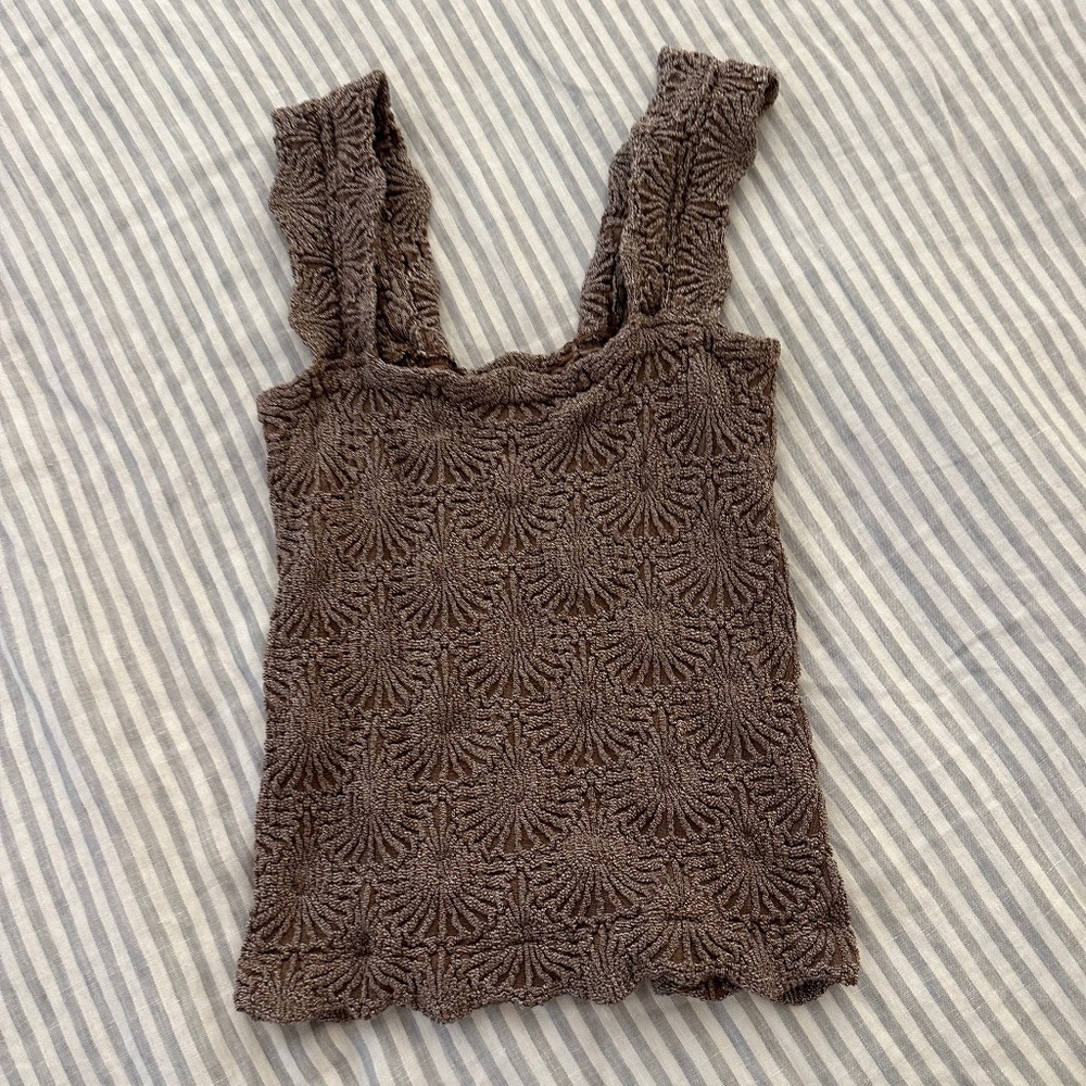 Free People love letter cami (size: M / L)